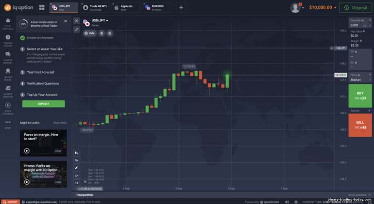 바이너리 옵션 브로커 IQ Option