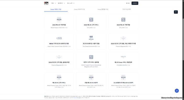 XM 브로커 수상 및 인정 XM 브로커 수상 및 인정