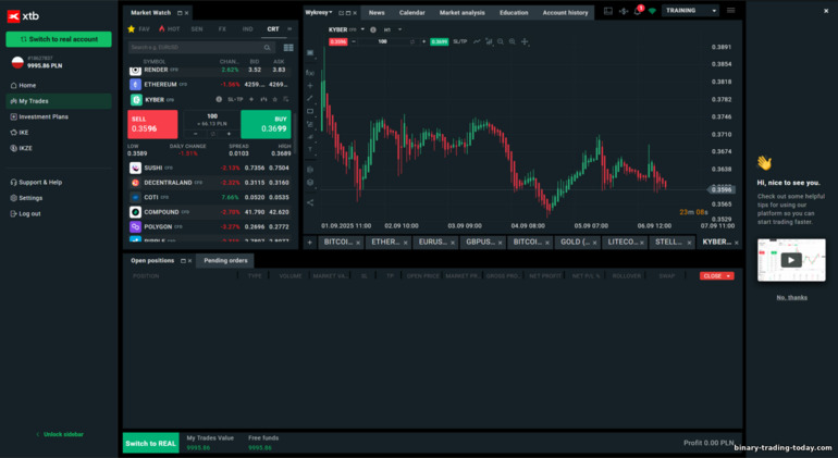 XTB 거래 플랫폼 XTB 거래 플랫폼