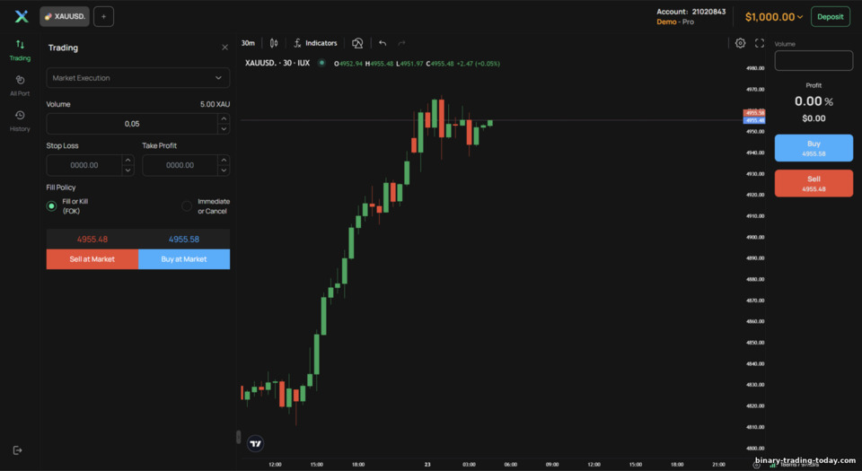 IUX 거래 플랫폼