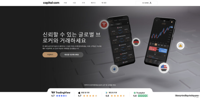 Capital.com 공식 웹사이트 Capital.com 공식 웹사이트