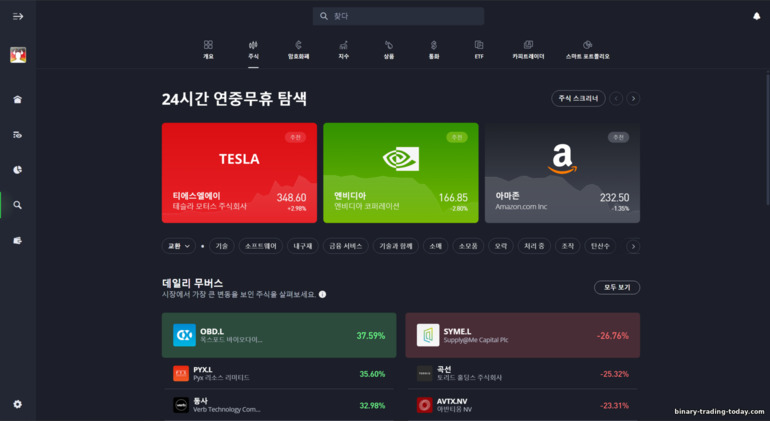 eToro 브로커 거래 자산 eToro 브로커 거래 자산