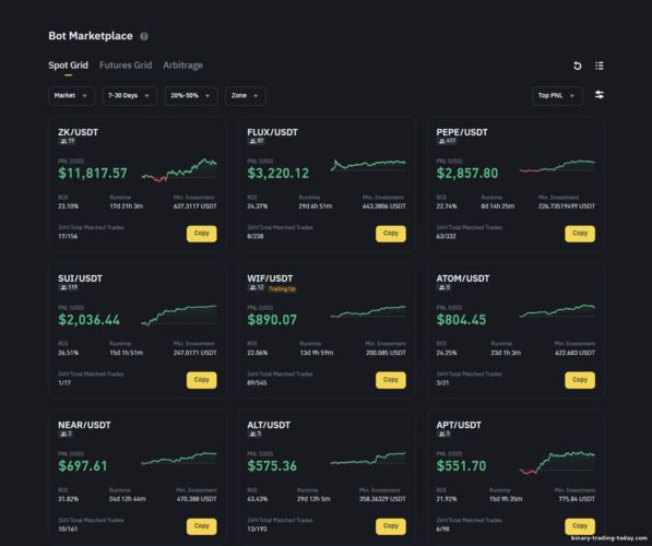 Binance 트레이딩 봇