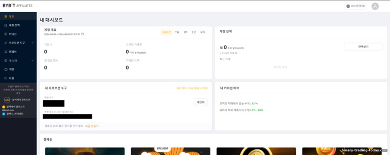 ByBit 제휴 프로그램