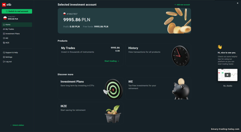 XTB 거래 계정 XTB 거래 계정